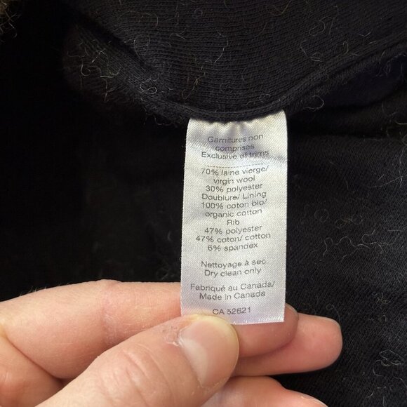 Melow By Melissa Bolduc Petrouchka Poncho Womens S/M Virgin Wool Pull Designer - Picture 10 of 15